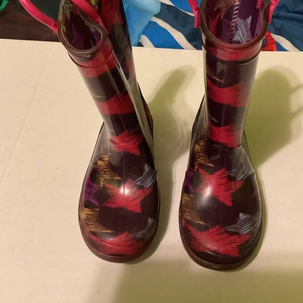 Colorful Kids' Rain Boots with‎ Handles